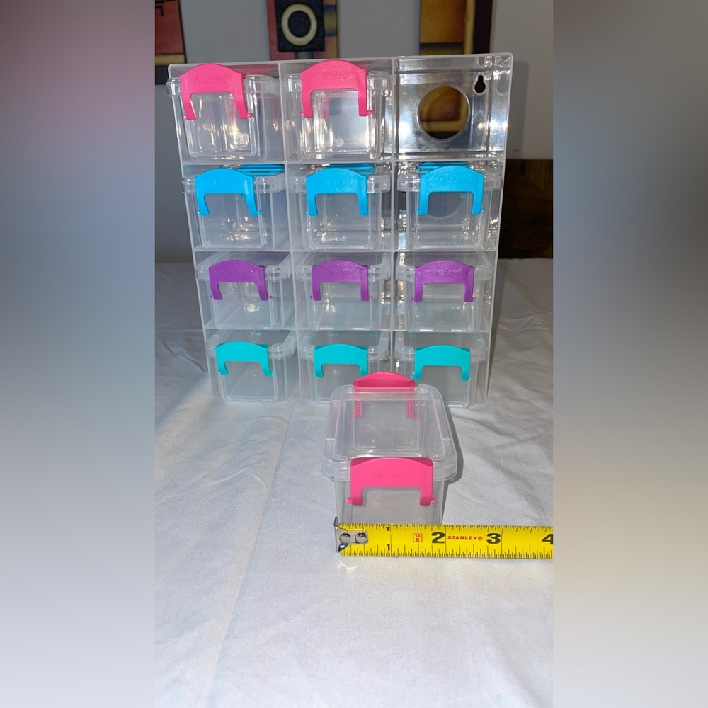 SET OF 12 MINI STORAGES NEVER USED - Picture 6 of 8